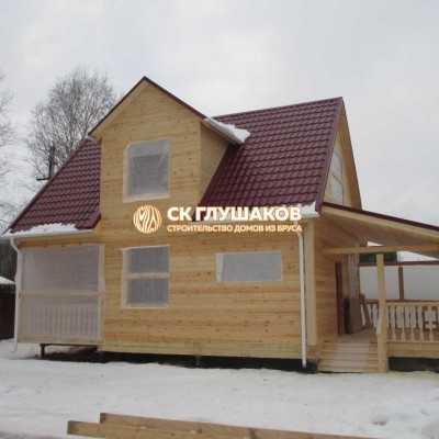 Январь 2018: Строительство дачного дома в Подмосковье